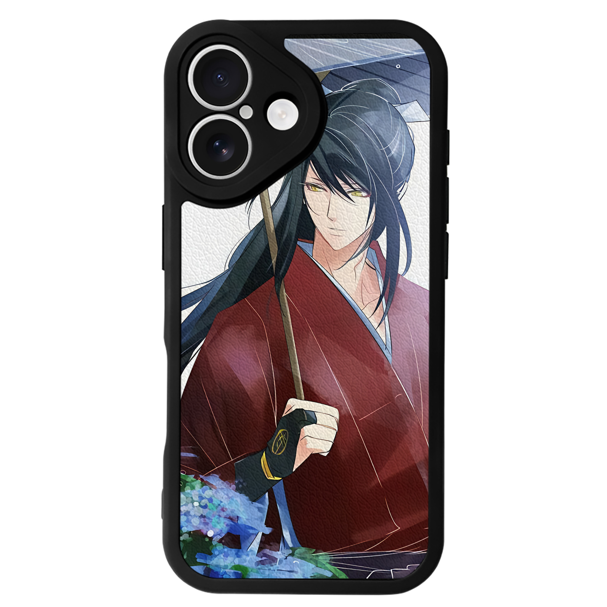 （画像用） 刀剣乱舞 Touken Ranbu 【iPhone 16シリーズ対応】シリコンスマホケース（レザー調） 材質：シリコン